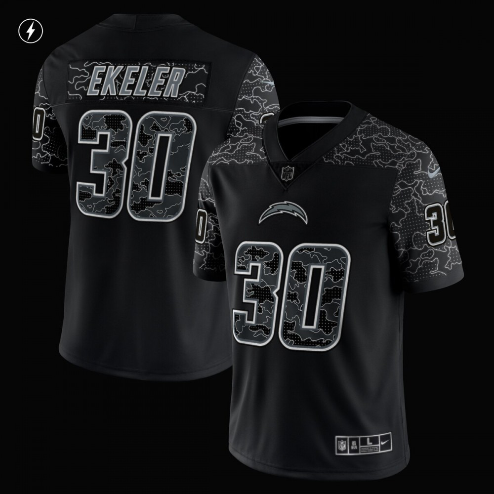 Austin Ekeler Los Angeles Chargers Nike RFLCTV Limited Jersey - Black-GridironStore